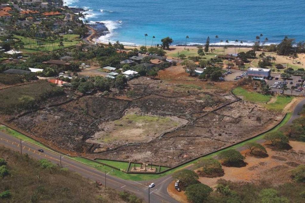 Ke Kahua o Kāneiolouma, the village of Kāneiolouma, is an eleven-acre complex of ancient temples, homes, sports arenas and agricultural sites on Kaua‘i’s south shore.